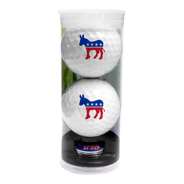 DisplayNest Golf Ball Gift Pack - Democratic Party