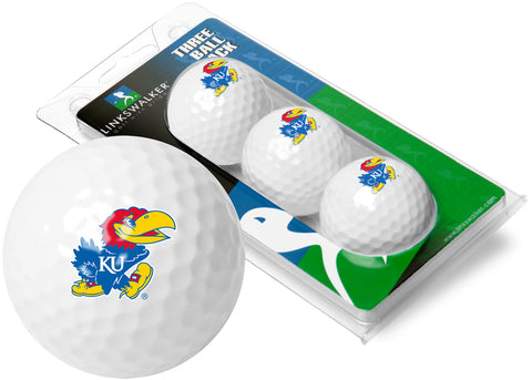 Kansas Jayhawk - 3 Golf Ball Sleeve
