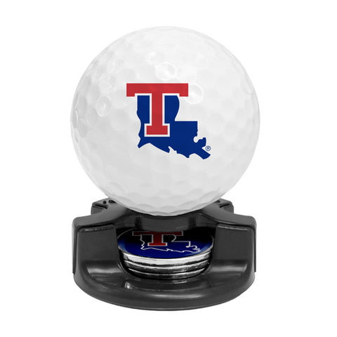 DisplayNest NCAA Golf Ball Gift Pack - Louisiana Tech Bulldogs