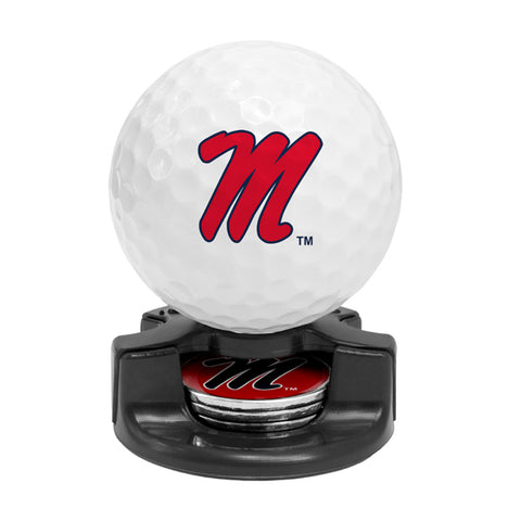 DisplayNest NCAA Golf Ball Gift Pack - Mississippi Ole Miss Rebels