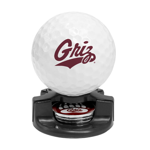 DisplayNest NCAA Golf Ball Gift Pack - Montana Grizzlies