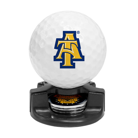 DisplayNest NCAA Golf Ball Gift Pack - North Carolina A&T Aggies