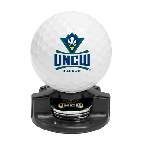 DisplayNest NCAA Golf Ball Gift Pack - UNC Wilmington Seahawks