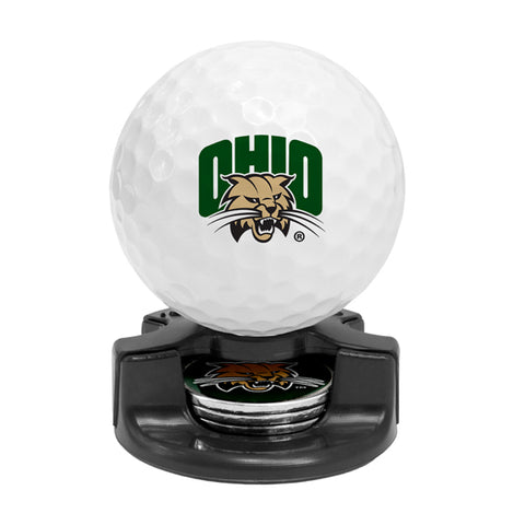 DisplayNest NCAA Golf Ball Gift Pack - Ohio Bobcats