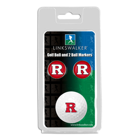 Rutgers Scarlet Knights 2-Piece Golf Ball Gift Pack with 2 Team Ball Markers