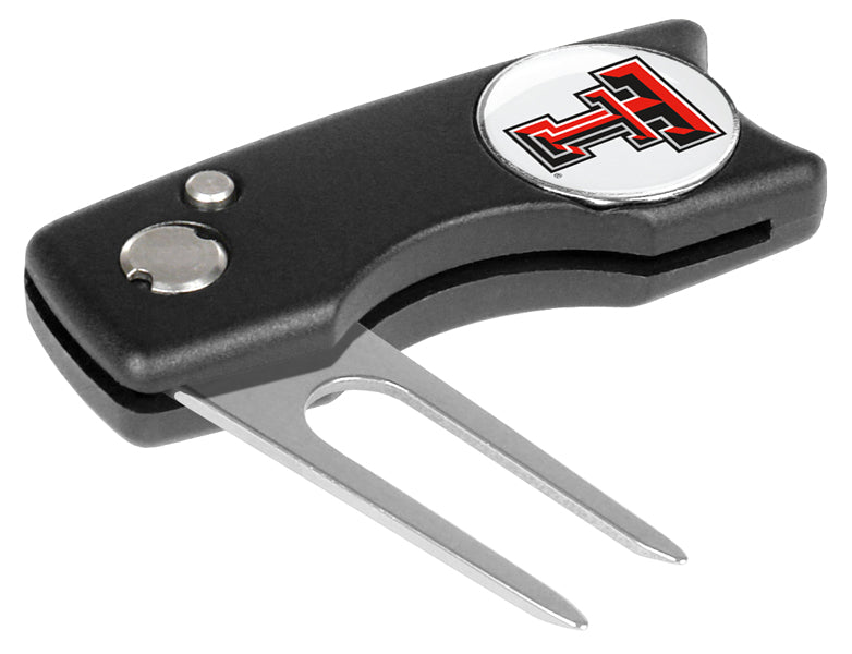 Texas Tech Red Raiders - Spring Action Divot Tool