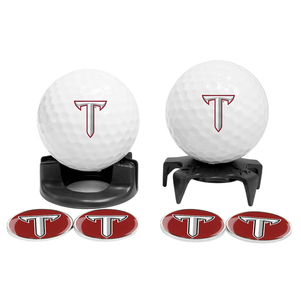 DisplayNest NCAA Golf Ball Gift Pack - Troy State Trojans