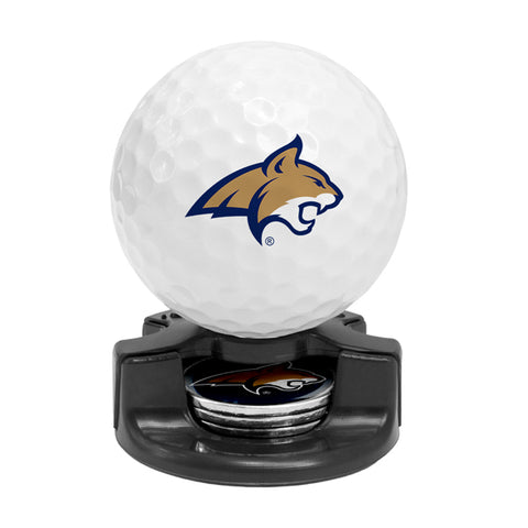 DisplayNest NCAA Golf Ball Gift Pack - Montana State Bobcats