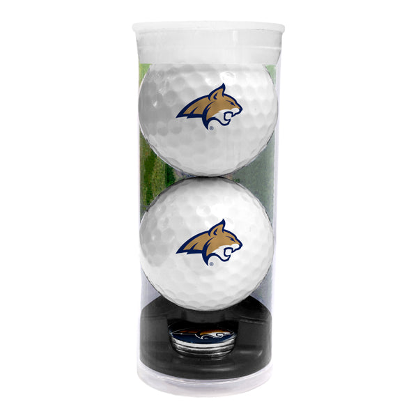 DisplayNest NCAA Golf Ball Gift Pack - Montana State Bobcats