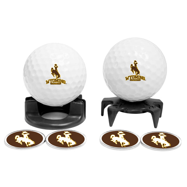 DisplayNest NCAA Golf Ball Gift Pack - Wyoming Cowboys