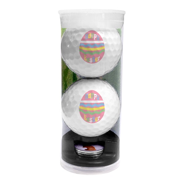 DisplayNest Golf Ball Gift Pack -  Happy Easter Egg
