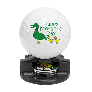 DisplayNest Golf Ball Gift Pack -  Happy Mother's Day Ducklings