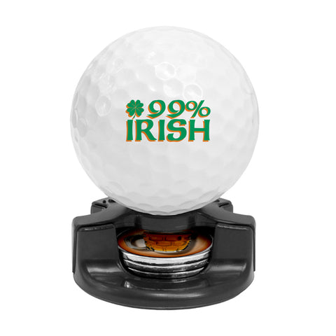 DisplayNest Golf Ball Gift Pack - St. Patrick's Day 99% Irish