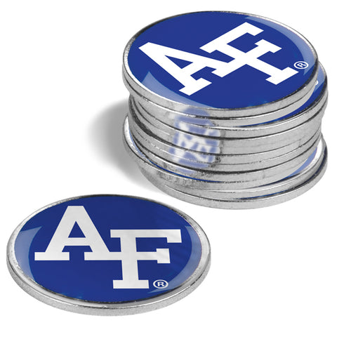 Air Force Falcons - 12 Pack Ball Markers - Linkswalkerdirect