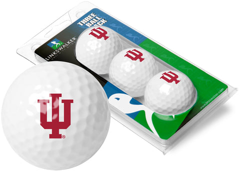 Indiana Hoosiers 3 Golf Ball Gift Pack 2-Piece Golf Balls