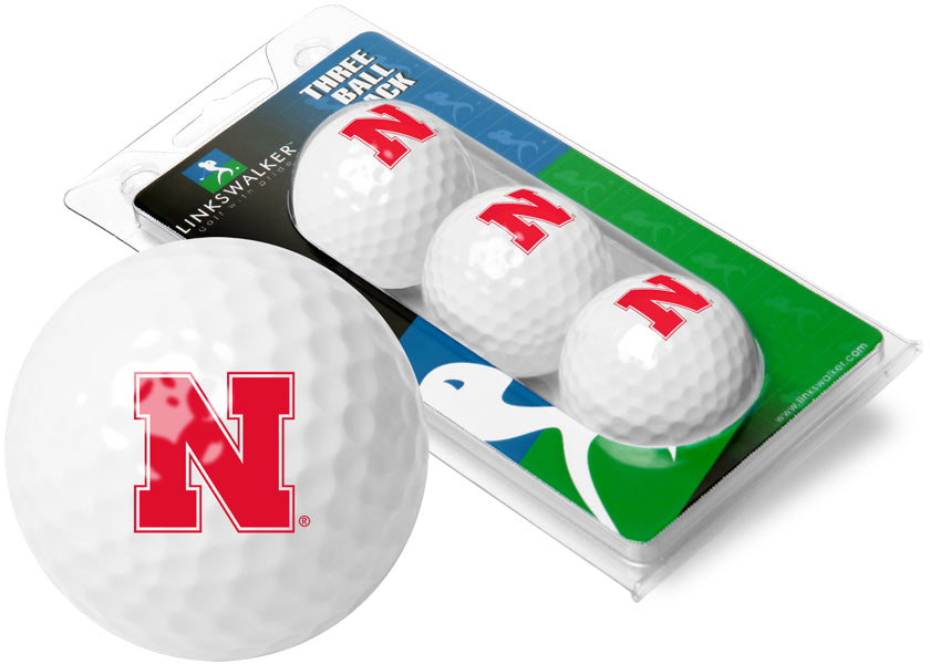 Nebraska Cornhuskers - 3 Golf Ball Sleeve
