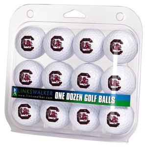 South Carolina Gamecocks - Dozen Golf Balls - Linkswalkerdirect