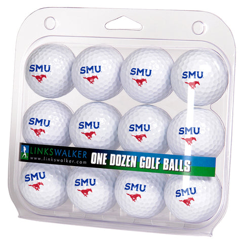 Southern Methodist Mustangs Golf Balls 1 Dozen 2-Piece Regulation Size Balls