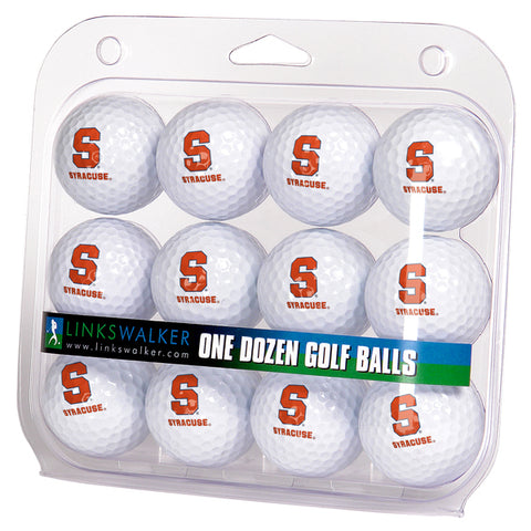 Syracuse Orange Golf Balls 1 Dozen 2-Piece Regulation Size Balls