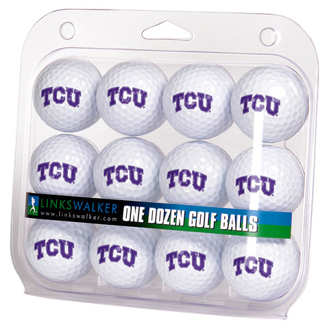 Texas Christian Horned Frogs Golf Balls 1 Dozen 2-Piece Regulation Size Balls