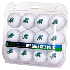 Tulane University Green Wave - Dozen Golf Balls