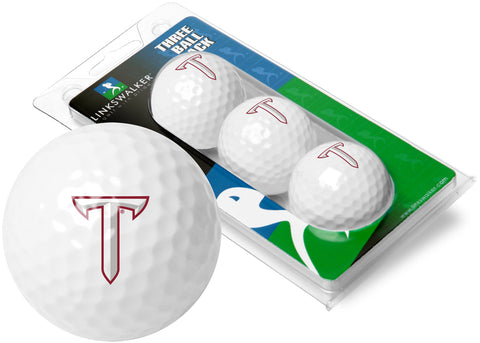 Troy Trojans 3 Golf Ball Gift Pack 2-Piece Golf Balls