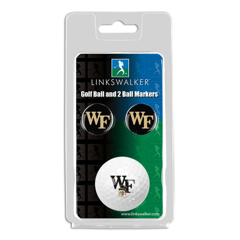 Wake Forest Demon Deacons 2-Piece Golf Ball Gift Pack with 2 Team Ball Markers