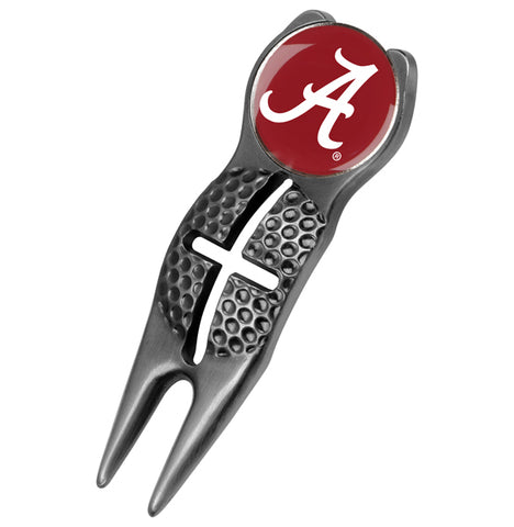 Alabama Crimson Tide - Crosshairs Divot Tool  -  Black