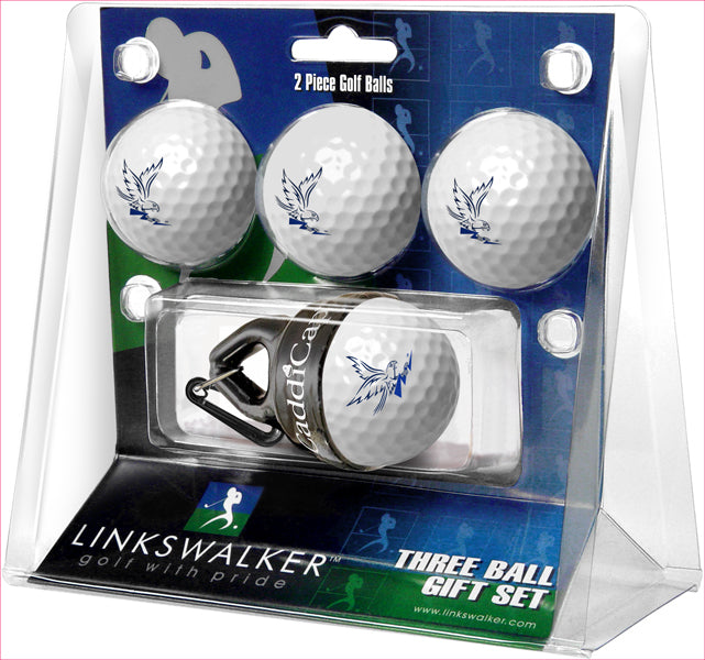 Air Force Falcons Regulation Size 4 Golf Ball Gift Pack + CaddiCap Holder