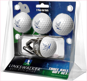 Air Force Falcons Regulation Size 4 Golf Ball Gift Pack + CaddiCap Holder