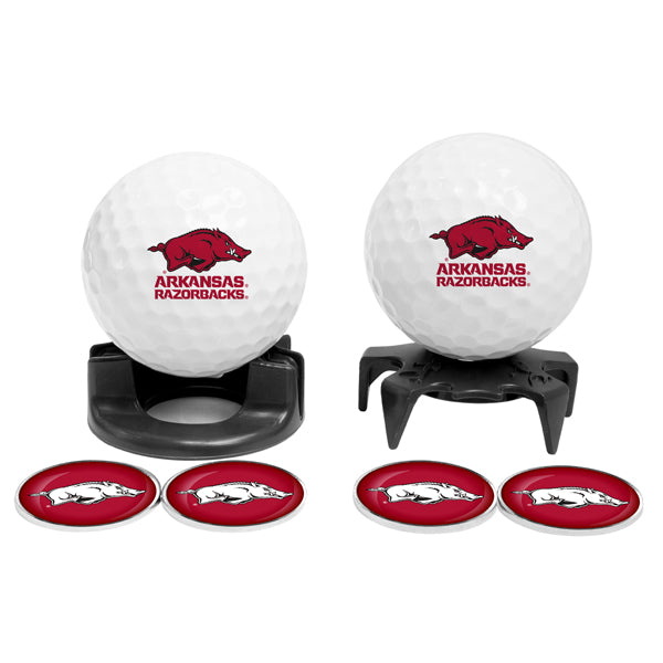 DisplayNest NCAA Golf Ball Gift Pack - Arkansas Razorbacks