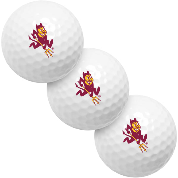 Arizona State Sun Devils 3 Golf Ball Gift Pack 2-Piece Golf Balls