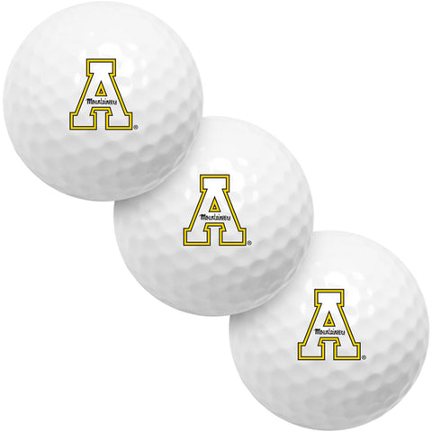 Appalachian State Mountaineers 3 Golf Ball Gift Pack 2-Piece Golf Balls