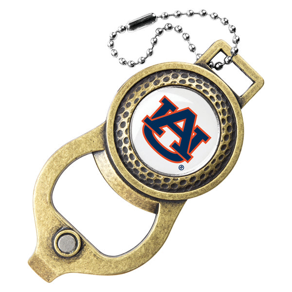 Auburn Tigers Golf Bag Tag with Ball Marker