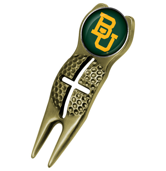 Baylor Bears - Crosshairs Divot Tool  -  Gold