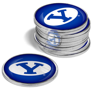 Brigham Young Univ. Cougars - 12 Pack Ball Markers