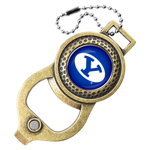 Brigham Young Univ. Cougars Golf Bag Tag with Ball Marker