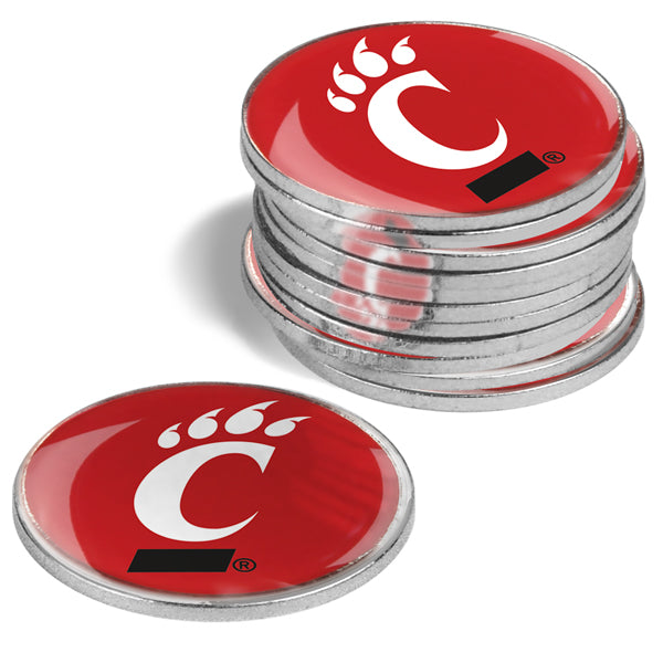 Cincinnati Bearcats Golf Ball Markers 12 pack