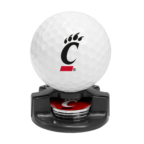 DisplayNest NCAA Golf Ball Gift Pack - Cincinnati Bearcats