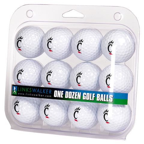 Cincinnati Bearcats 1 Dozen 3-Piece Golf Ball Pack
