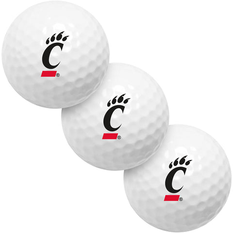 Cincinnati Bearcats 3 Golf Ball Gift Pack 2-Piece Golf Balls