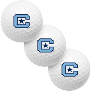 Citadel Bulldogs 3 Golf Ball Gift Pack 2-Piece Golf Balls