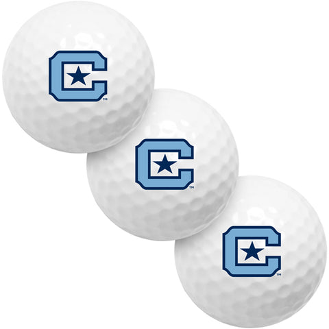 Citadel Bulldogs 3 Golf Ball Gift Pack 2-Piece Golf Balls