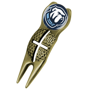 Citadel Bulldogs - Crosshairs Divot Tool  -  Gold