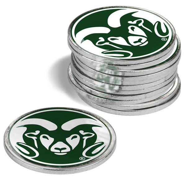 Colorado State Rams Golf Ball Markers 12 pack