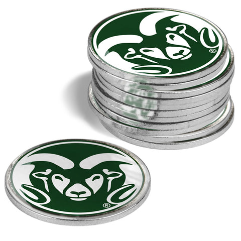 Colorado State Rams Golf Ball Markers 12 pack