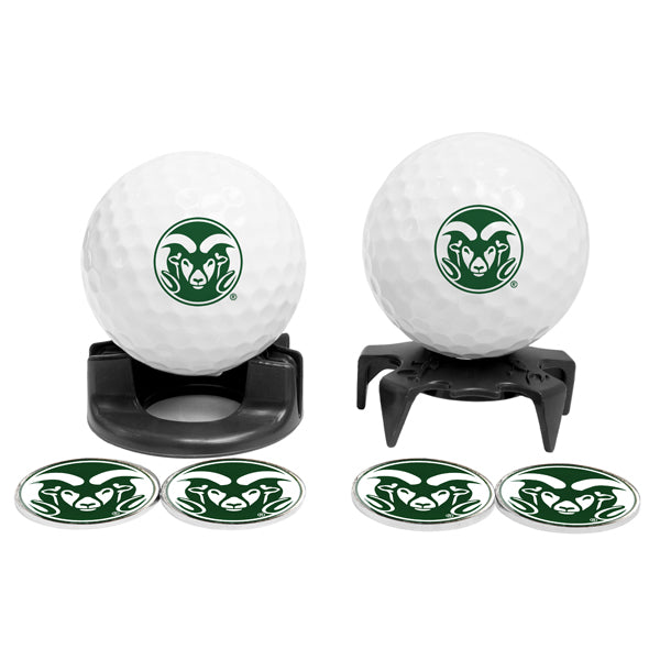 DisplayNest NCAA Golf Ball Gift Pack - Colorado State Rams