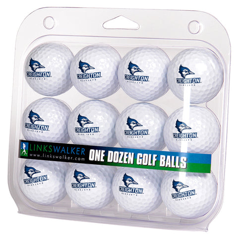 Creighton University Bluejays 1 Dozen 3-Piece Golf Ball Pack