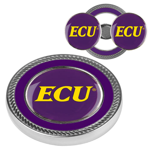 East Carolina Pirates Challenge Coin with 2 Golf Ball Markers