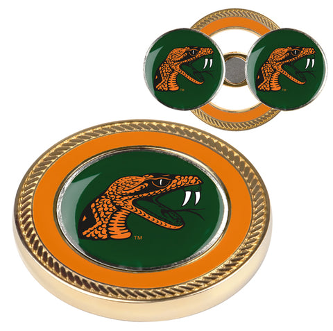 Florida A&M Rattlers Challenge Coin with 2 Golf Ball Markers